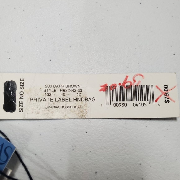 NWT SIMPLY VERA WANG Dark BROWN Faux Fur CROSSBODY BAG - Picture 2 of 8